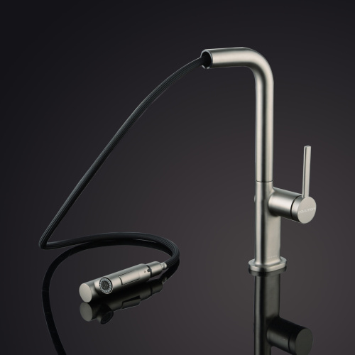 Смеситель для кухни Paulmark NEO Ne214419-BS на мойку никель - фото 3